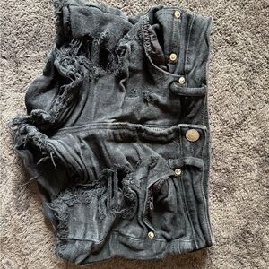 Almost Famous Charcoal Denim Shorts